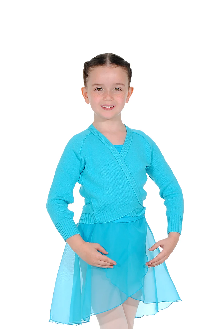 Acrylic Ballet Crossover Cardigan